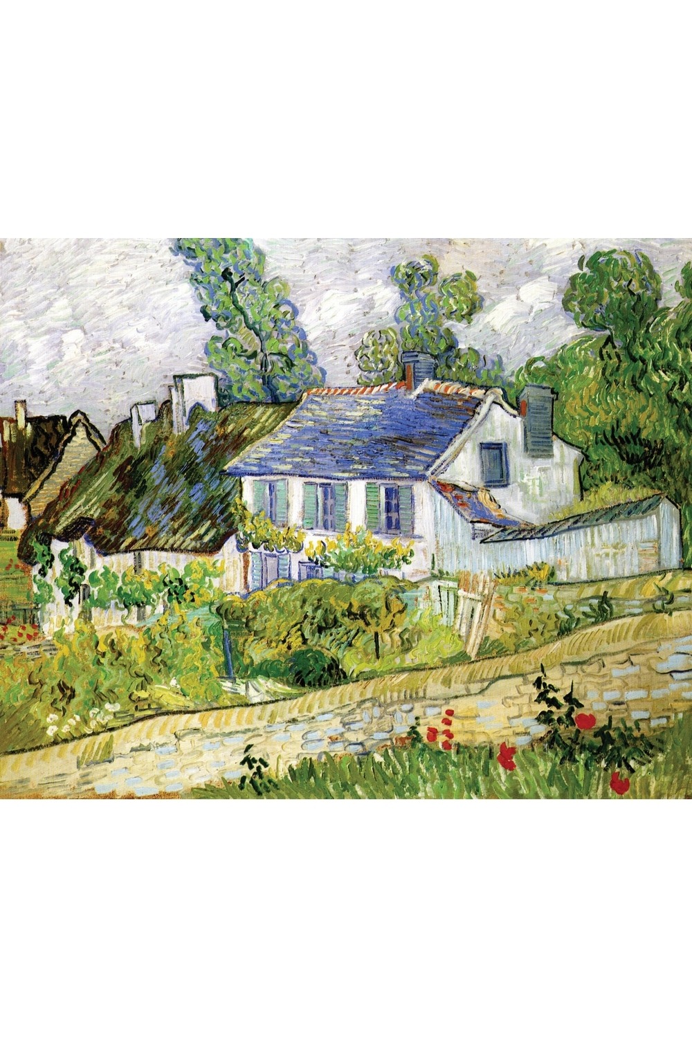 Maisons Ã  Auvers de VAN GOGH