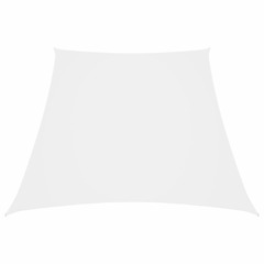 Voile de parasol tissu oxford trapèze 3/4x3 m blanc