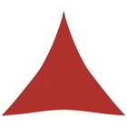 Voile d'ombrage 160 g/m² rouge 4x5x5 m pehd