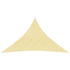 Voile d'ombrage 160 g/m² beige 3x3x4,2 m pehd