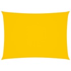Voile de parasol tissu oxford rectangulaire 2x4,5 m jaune