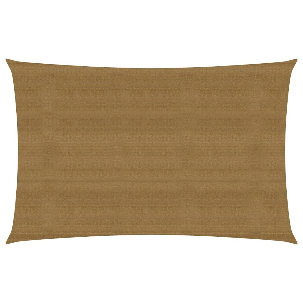 Voile d'ombrage 160 g/m² taupe 3x5 m pehd