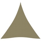 Voile de parasol tissu oxford triangulaire 5x7x7 m beige