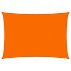 Voile de parasol tissu oxford rectangulaire 2x4 m orange