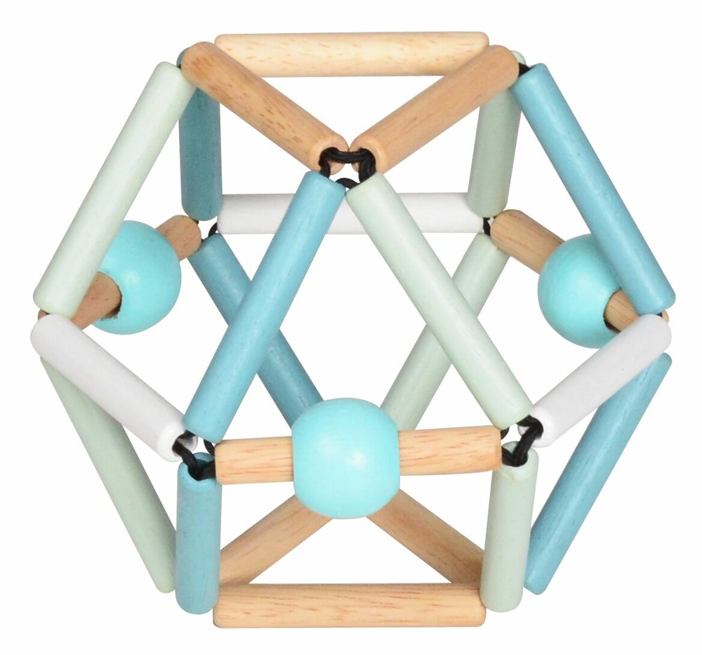 Hochet en bois grabber blue snow