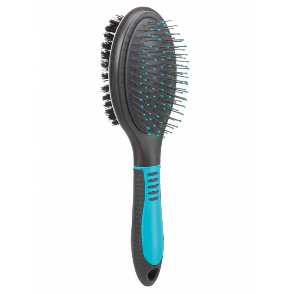 Brosse double 6 x 23 cm pour chien ou chat