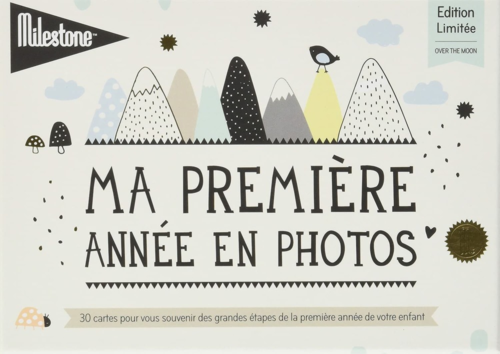 Cartes souvenirs - ma première année over the moon
