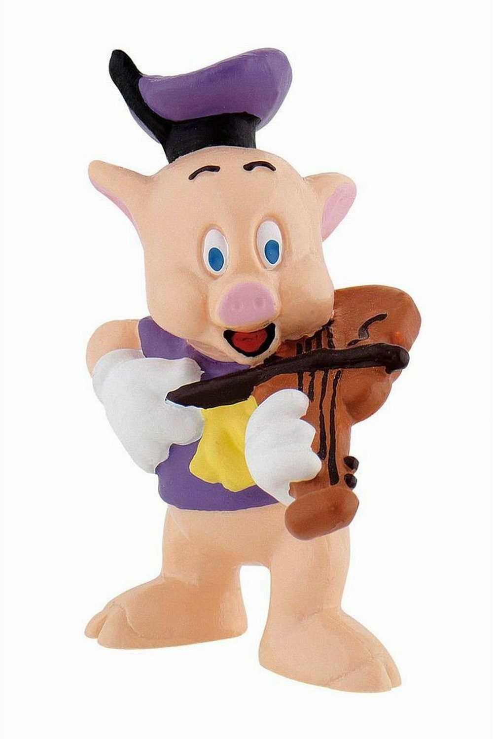 Figurine 3 petits cochons violon