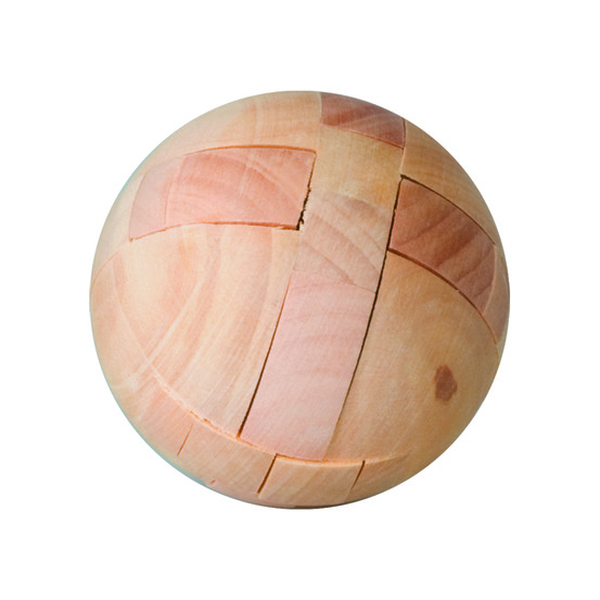 Mini casse-tête en bois sphère