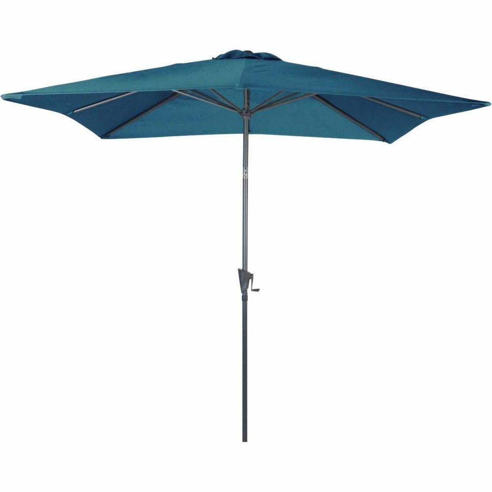 Parasol carré en aluminium avec manivelle 2,5m tilt