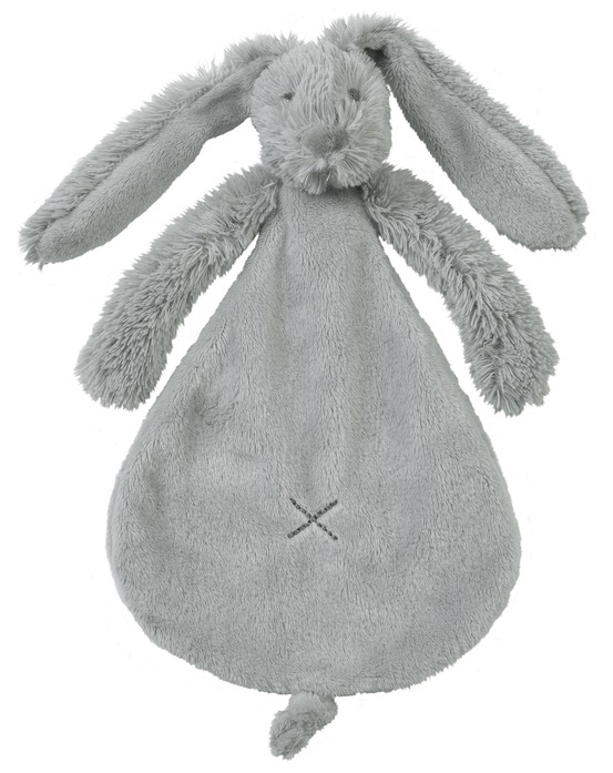 Doudou lapin richie gris clair 25 cm