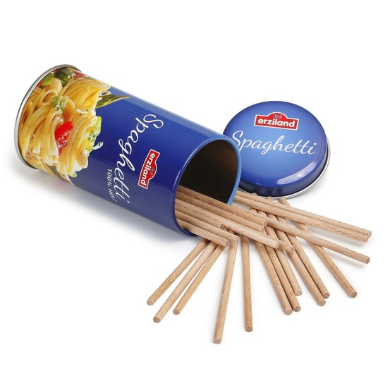 Boîte de pâtes spaghetti