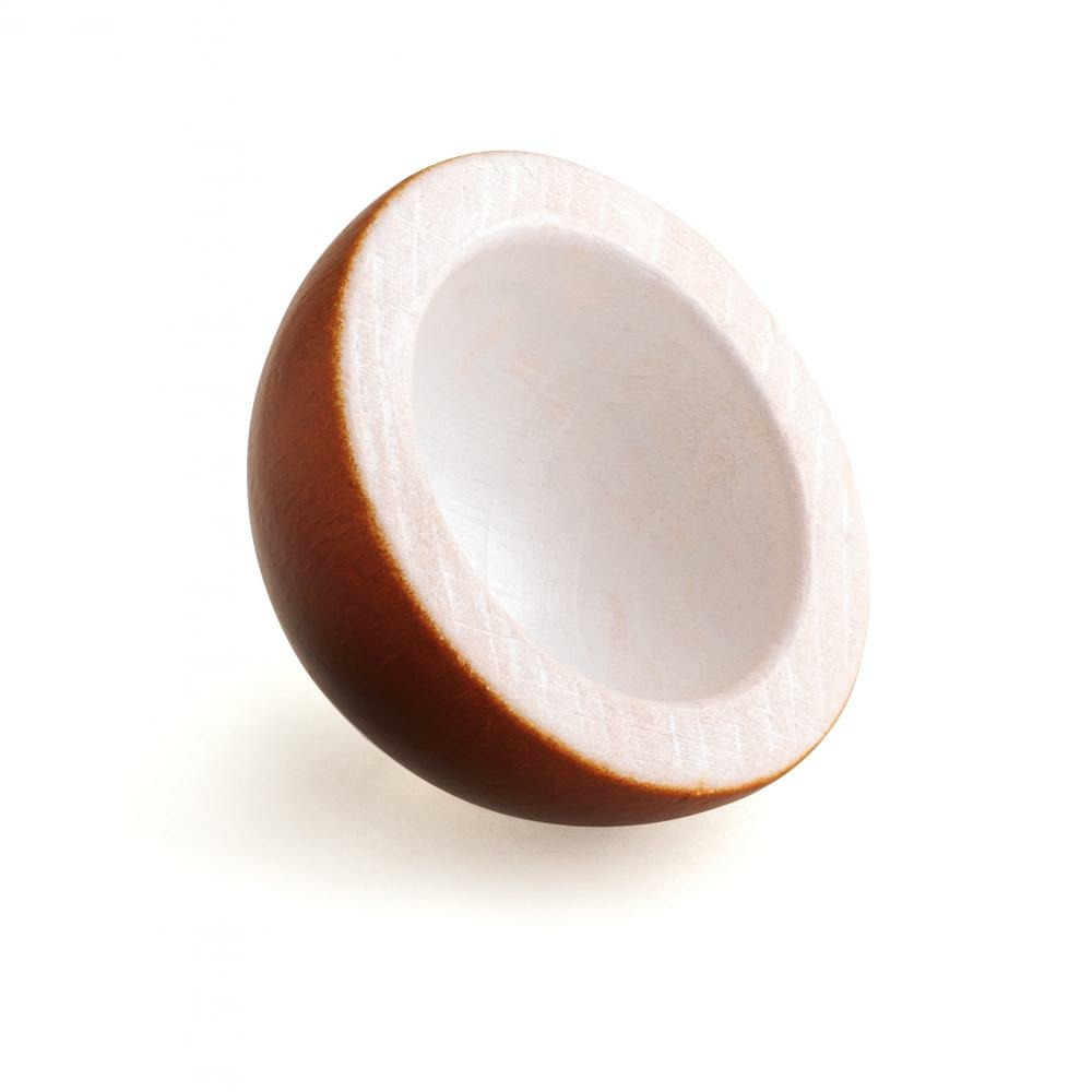 Demi noix de coco - jouet en bois pour dinette - fabrication allemande