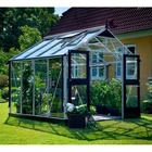 Serre de jardin 8,8m² aluminium et verre trempé premium - juliana