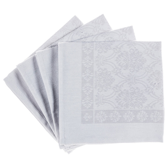 4 services de table jacquard