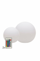 Boules lumineuses blanc chaleureux - 30, 40 & 50 cm - lampe extérieur et intérieur