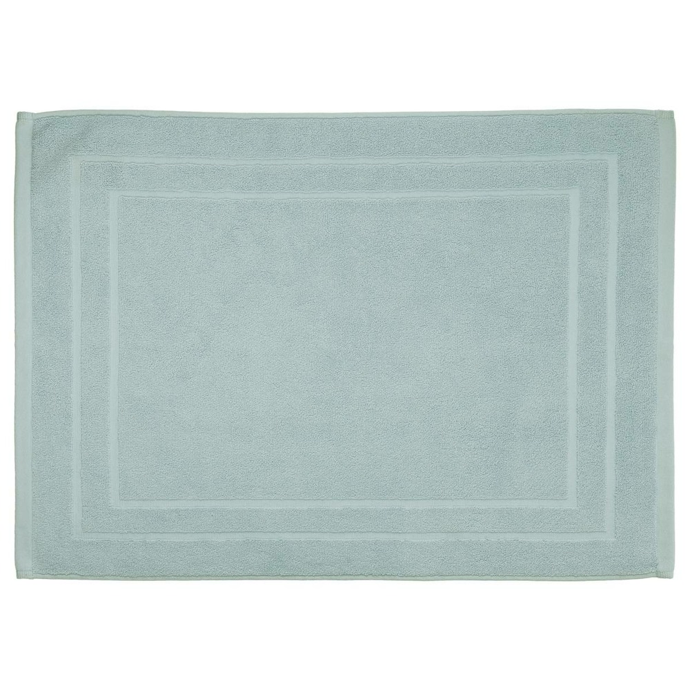 Tapis de bain - coton - bleu clair - 50x70 cm