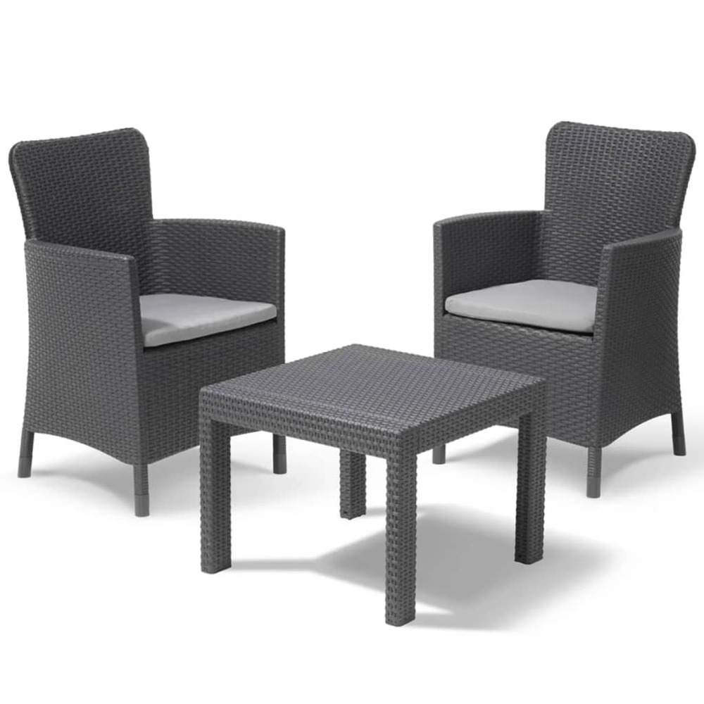 Mobilier d'extérieur 3 pcs salvador graphite 221307