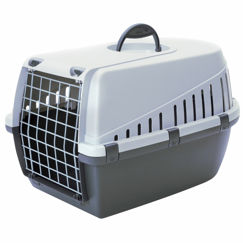 Cage de transport trotters grise taille : l