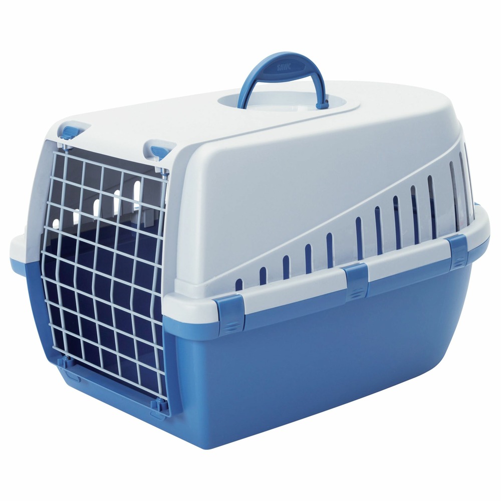 Cage de transport trotters bleue taille : l