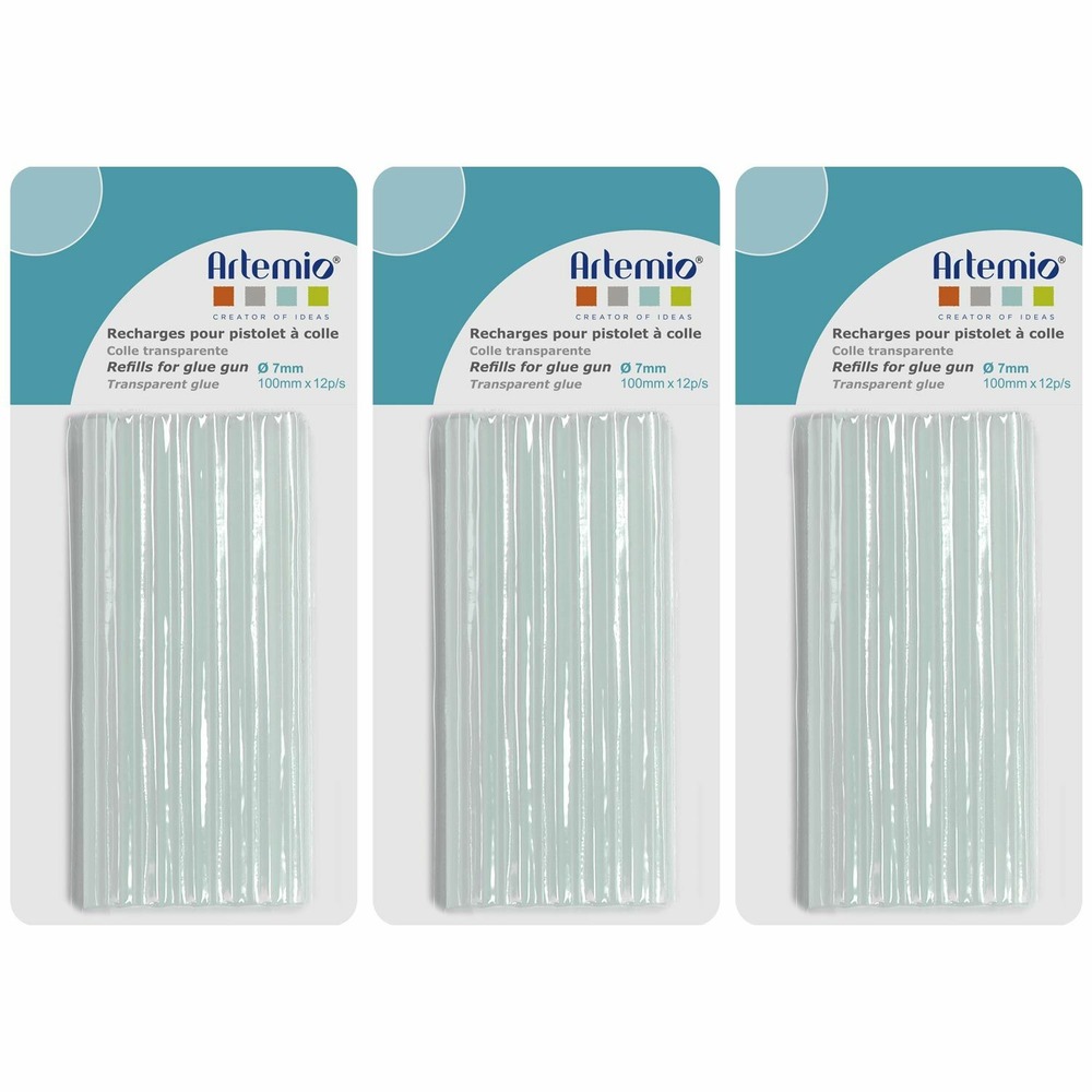 36 recharges pistolet à colle - 7 x 100 mm