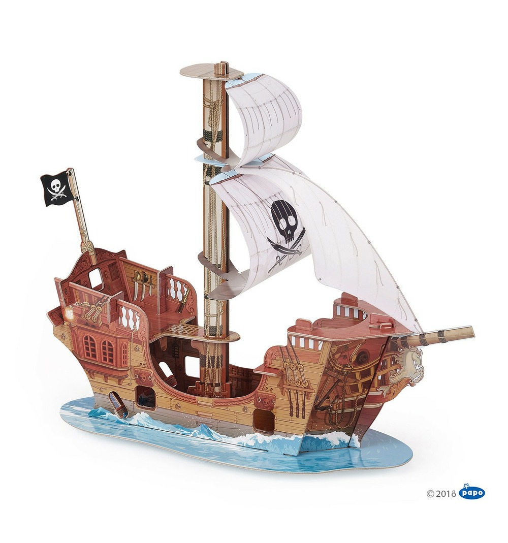 Le bateau pirate pour figurine