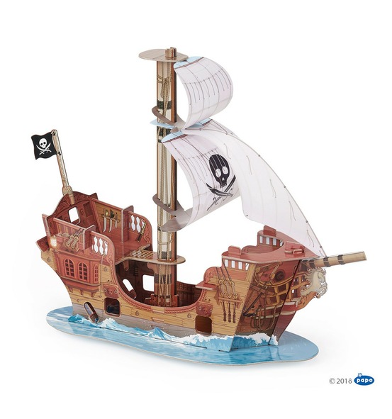 Le bateau pirate pour figurine
