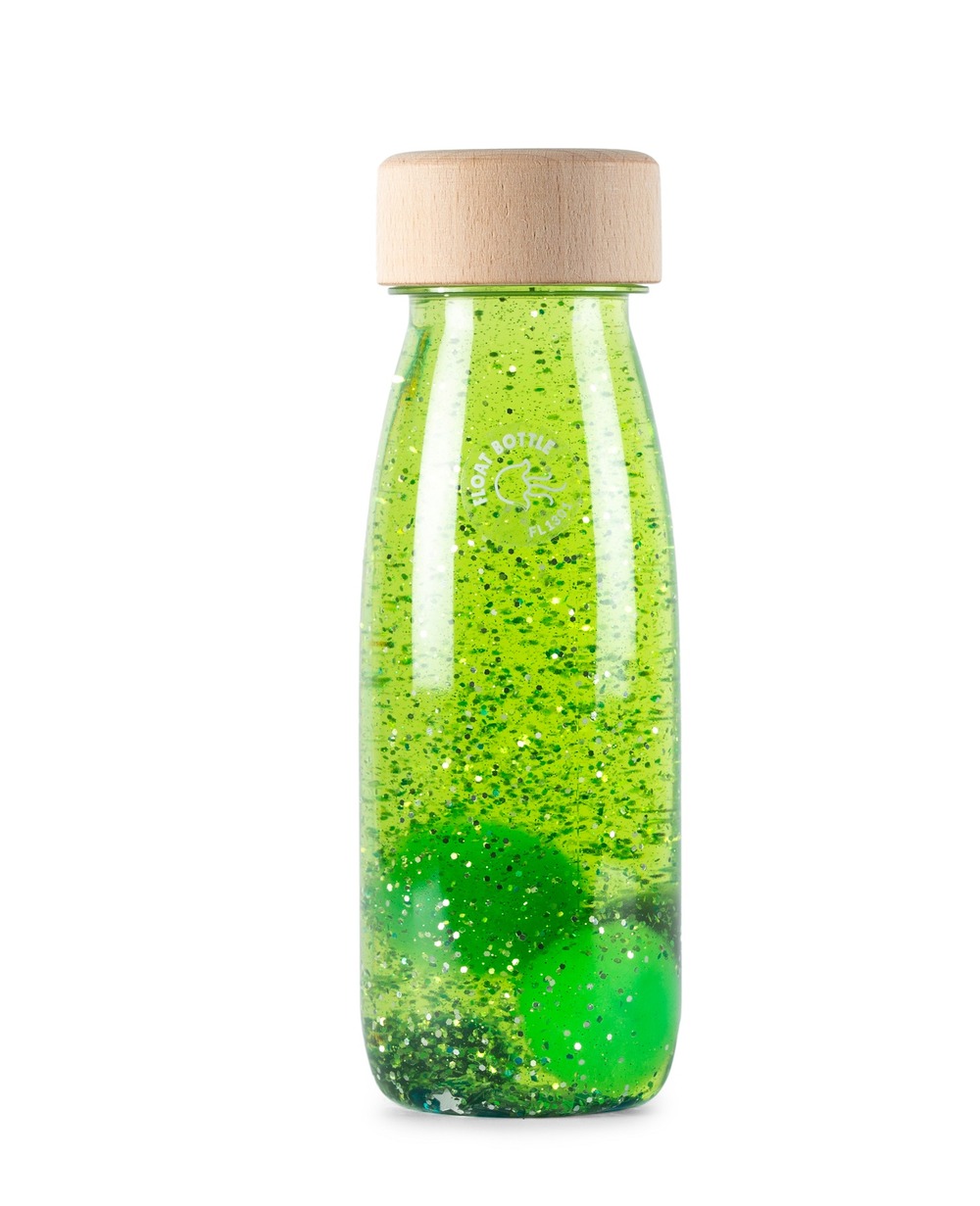 Bouteille sensorielle float vert