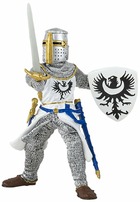 Figurine chevalier blanc à l'épée