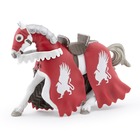 Figurine cheval du chevalier griffon rouge