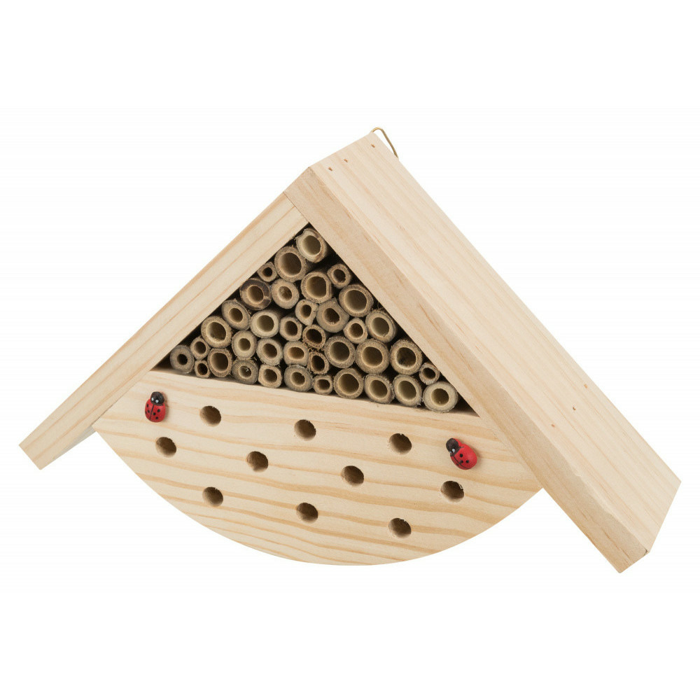 Hôtel pour abeille en bois 25 × 15 × 6,5 cm