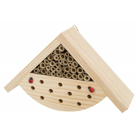 Hôtel pour abeille en bois 25 × 15 × 6,5 cm