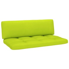 Coussins de canapé palette 2 pcs vert vif