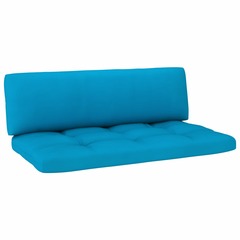 Coussins de canapé palette 2 pcs bleu