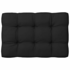 Coussins de canapé palette 7 pcs noir