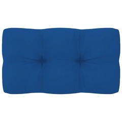Coussin de canapé palette bleu royal 70x40x10 cm