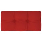 Coussin de canapé palette rouge 80x40x10 cm