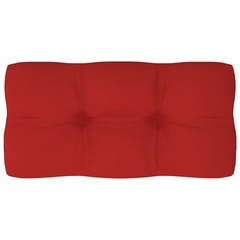 Coussin de canapé palette rouge 80x40x10 cm
