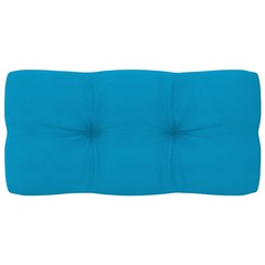 Coussin de canapé palette bleu 80x40x10 cm