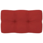 Coussin de canapé palette rouge 70x40x10 cm