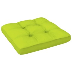 Coussin de canapé palette vert vif 58x58x10 cm