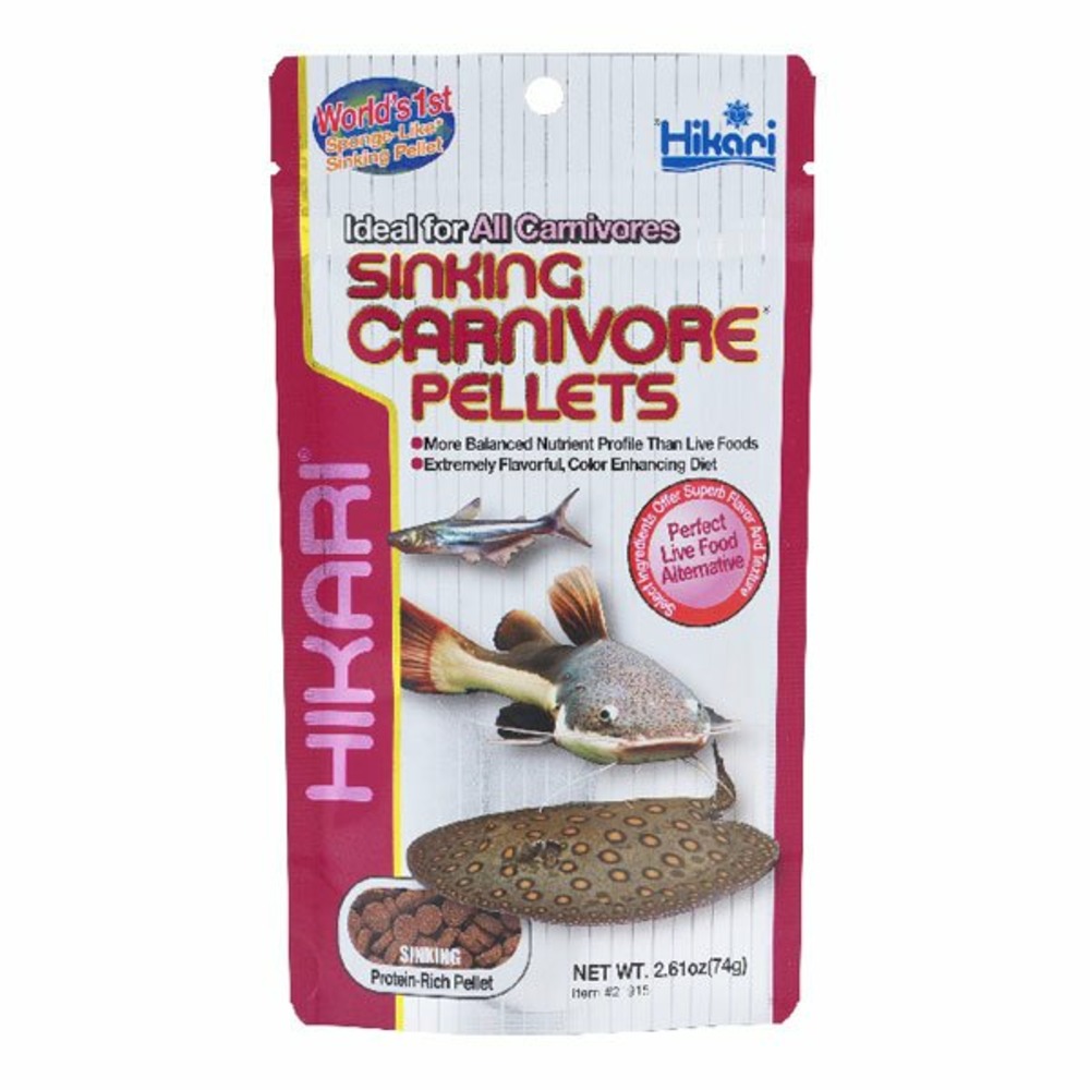 Sinking carnivore pellets 74g