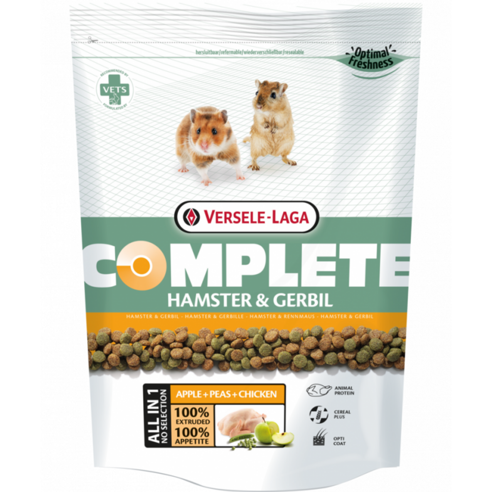 Alimentation extrudés tout-en-un riches en protéines 500g pour hamsters (na