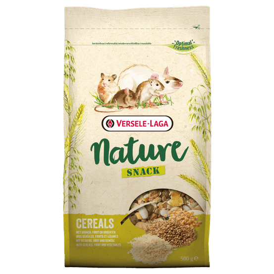 Friandise aux céréales riche et varié 500g pour hamster, rat, gerbille, écu