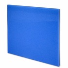 Mousse filtrante bleu à maille fine 50x50x5cm