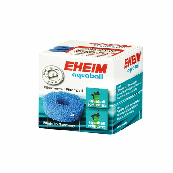 2 mousses bleues filtrantes pour filtre aquaball et biopower