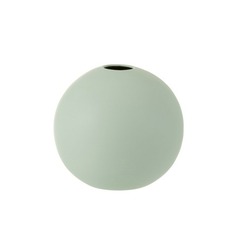 Vase boule en céramique vert pastel 25 cmx23.5 cm