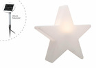 Étoiles lumineuses blanc - 3x40cm - lampe extérieur solaire