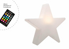 Étoiles lumineuses blanc (rgb) - 3x100cm (s) - lampe extérieur et intérieur  rc