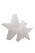 Étoiles lumineuses blanc chaleureux - 60cm & 80cm - lampe extérieur et intérieur